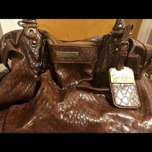 Jessica Simpson Snake Skinned overnighter